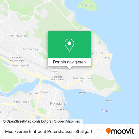 Musikverein Eintracht Petershausen Karte