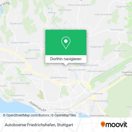 Autoboerse Friedrichshafen Karte