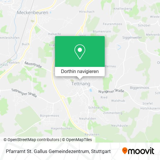 Pfarramt St. Gallus Gemeindezentrum Karte