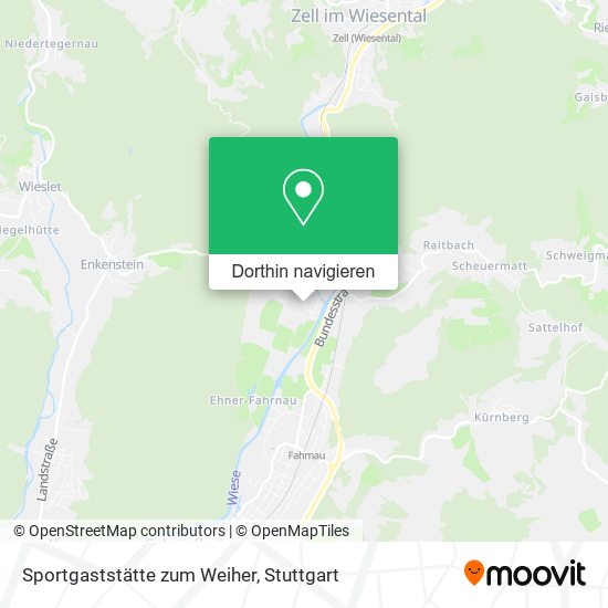 Sportgaststätte zum Weiher Karte