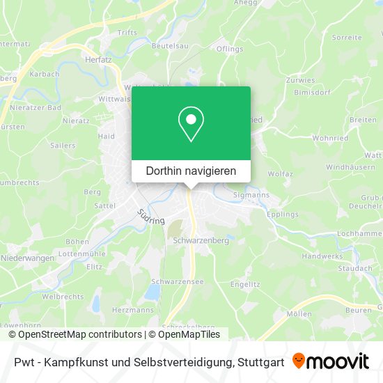 Pwt - Kampfkunst und Selbstverteidigung Karte