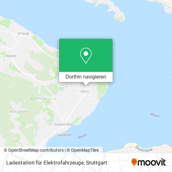Ladestation für Elektrofahrzeuge Karte