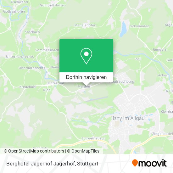 Berghotel Jägerhof Jägerhof Karte