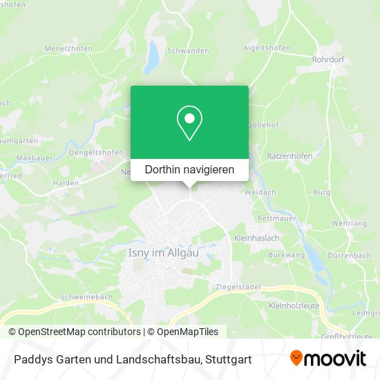 Paddys Garten und Landschaftsbau Karte