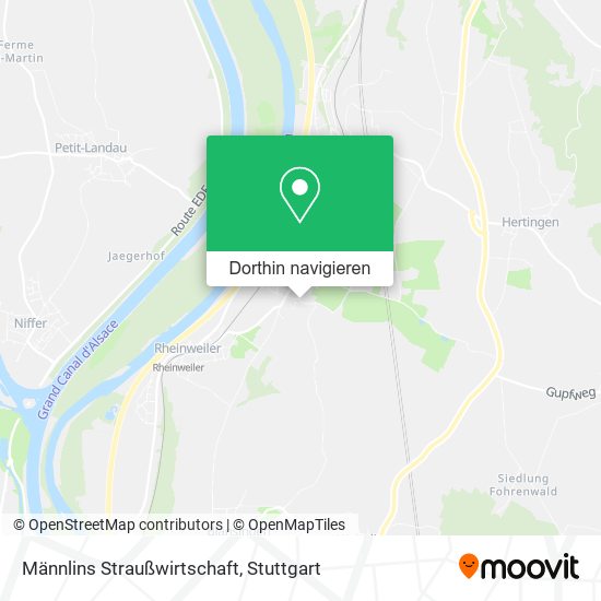 Männlins Straußwirtschaft Karte