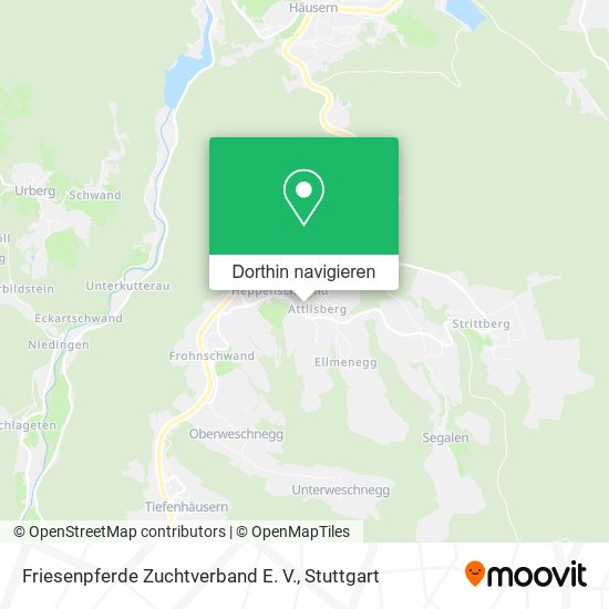 Friesenpferde Zuchtverband E. V. Karte