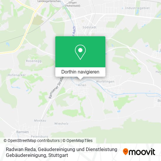 Radwan Reda, Geäudereinigung und Dienstleistung Gebäudereinigung Karte