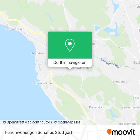 Ferienwohungen Schäfler Karte