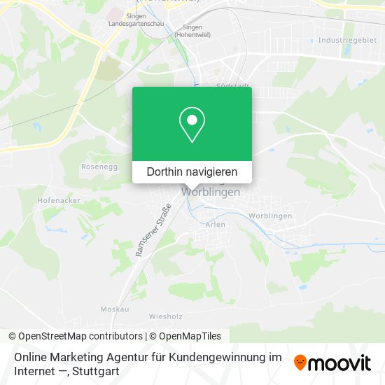 Online Marketing Agentur für Kundengewinnung im Internet — Karte