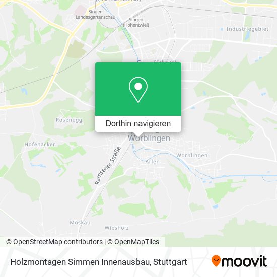 Holzmontagen Simmen Innenausbau Karte