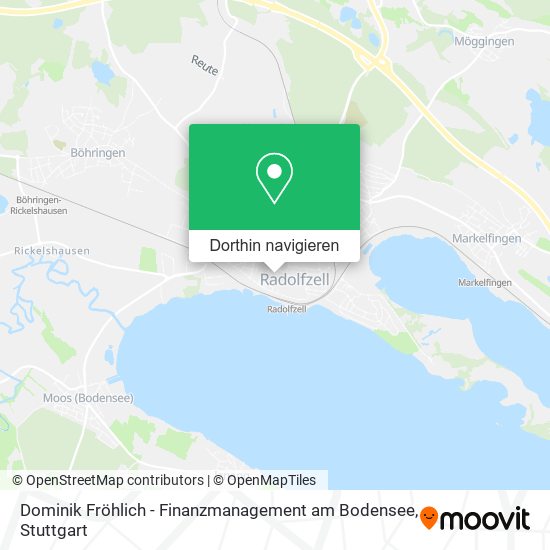 Dominik Fröhlich - Finanzmanagement am Bodensee Karte