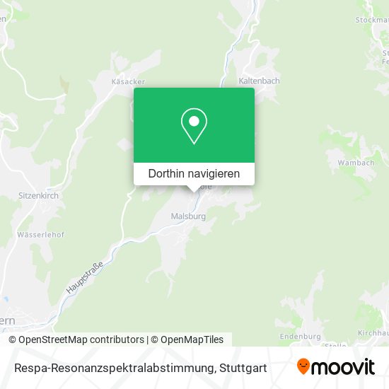 Respa-Resonanzspektralabstimmung Karte