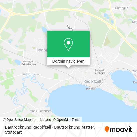 Bautrocknung Radolfzell - Bautrocknung Matter Karte