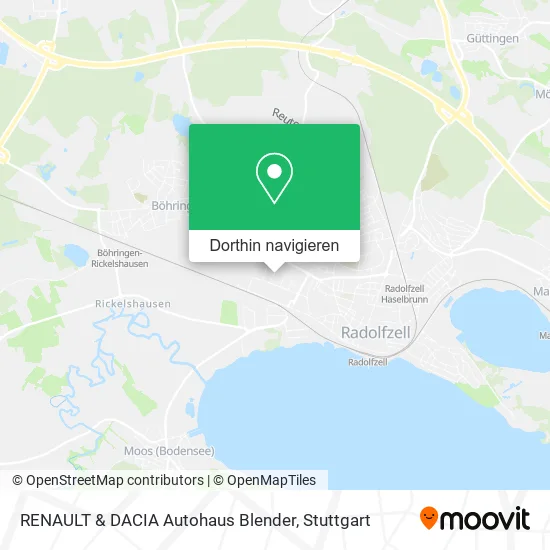 RENAULT & DACIA Autohaus Blender Karte