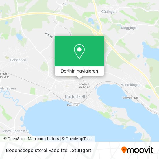 Bodenseepolsterei Radolfzell Karte