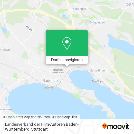 Landesverband der Film-Autoren Baden-Württemberg Karte