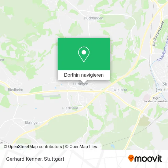 Gerhard Kenner Karte