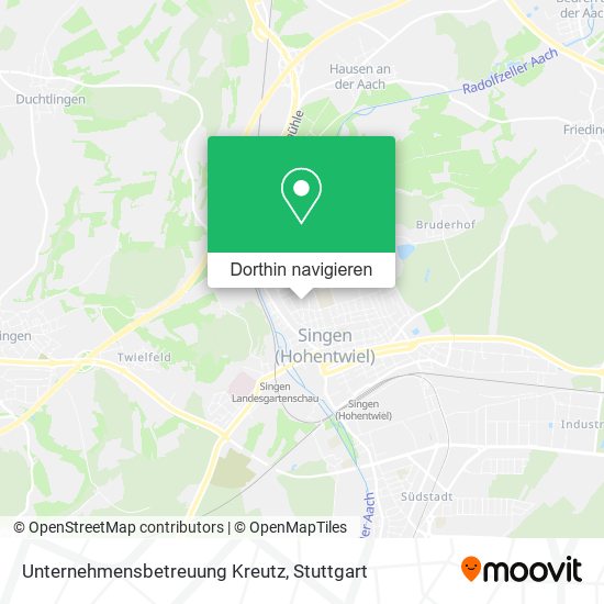 Unternehmensbetreuung Kreutz Karte