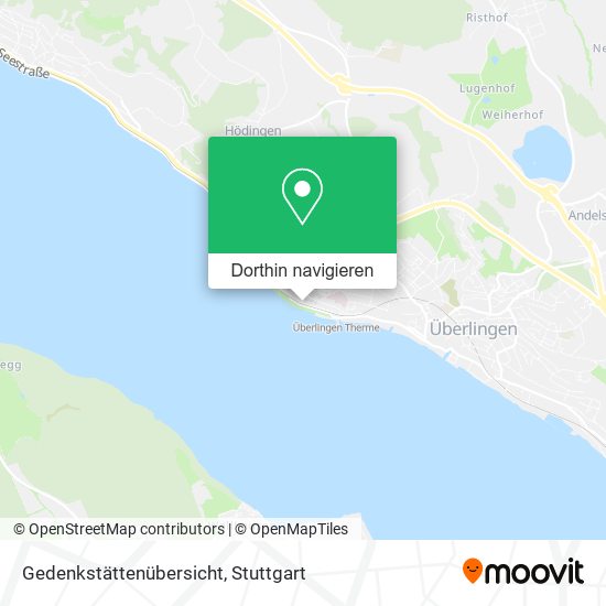 Gedenkstättenübersicht Karte