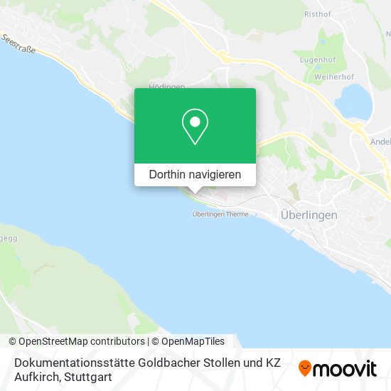 Dokumentationsstätte Goldbacher Stollen und KZ Aufkirch Karte