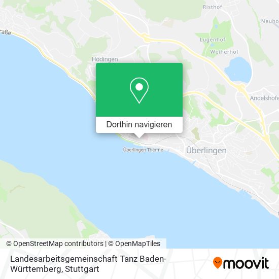 Landesarbeitsgemeinschaft Tanz Baden-Württemberg Karte