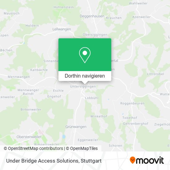 Under Bridge Access Solutions Karte