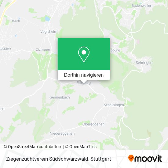 Ziegenzuchtverein Südschwarzwald Karte