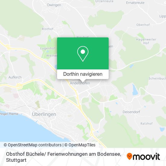 Obsthof Büchele/ Ferienwohnungen am Bodensee Karte