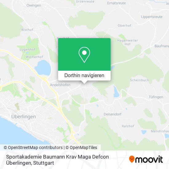 Sportakademie Baumann Krav Maga Defcon Überlingen Karte