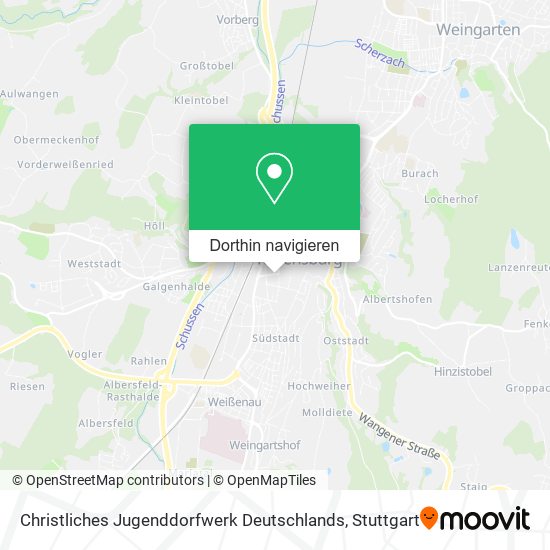 Christliches Jugenddorfwerk Deutschlands Karte