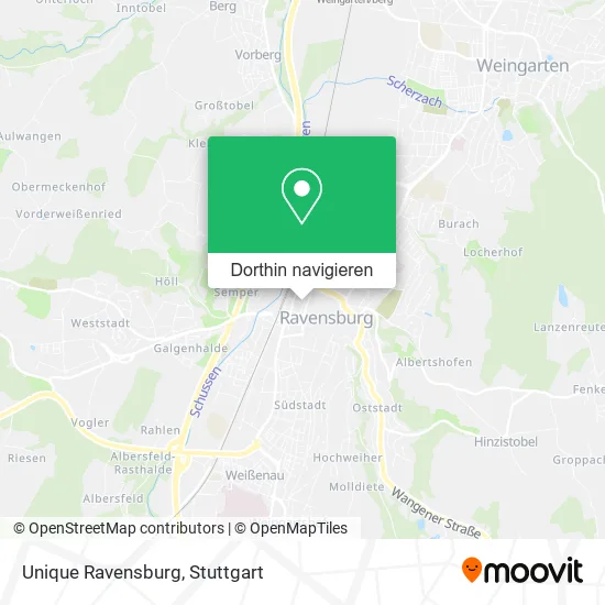 Unique Ravensburg Karte