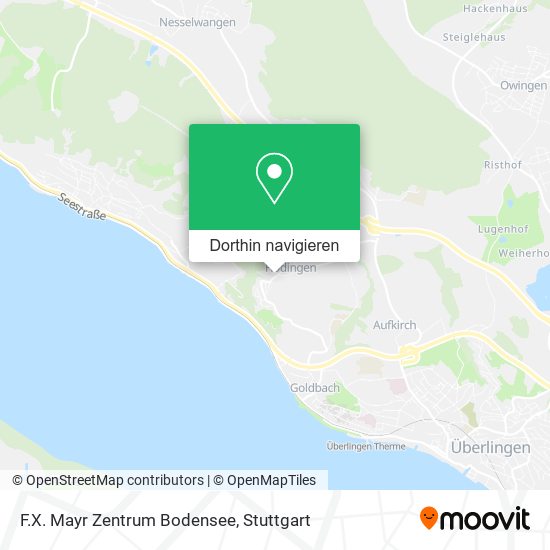 F.X. Mayr Zentrum Bodensee Karte