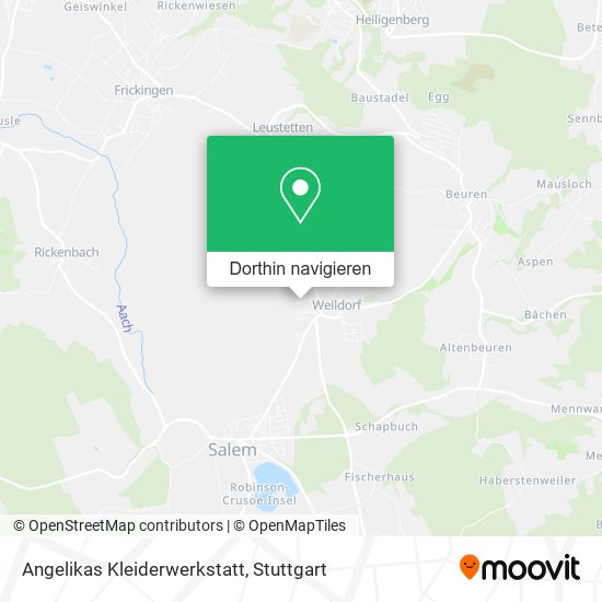 Angelikas Kleiderwerkstatt Karte