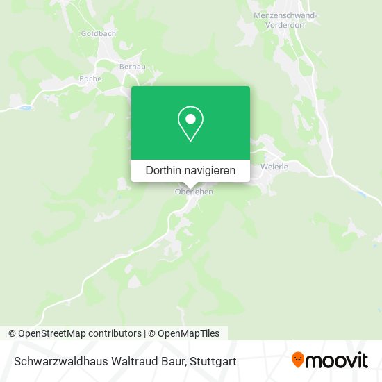 Schwarzwaldhaus Waltraud Baur Karte