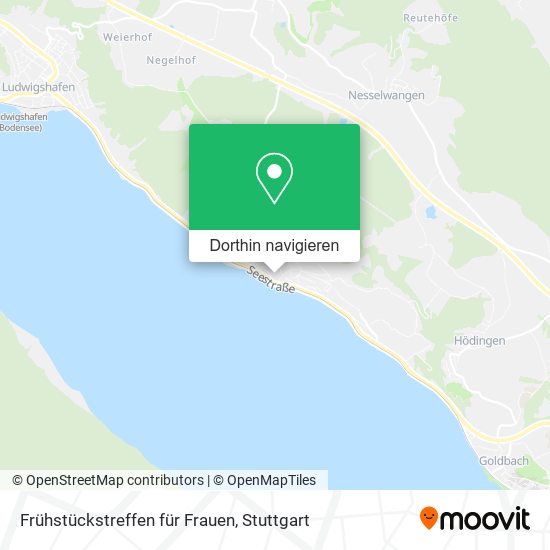 Frühstückstreffen für Frauen Karte