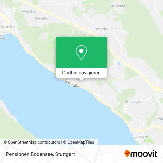 Pensionen Bodensee Karte