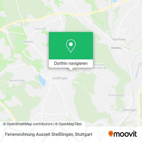 Ferienwohnung Auszeit Steißlingen Karte
