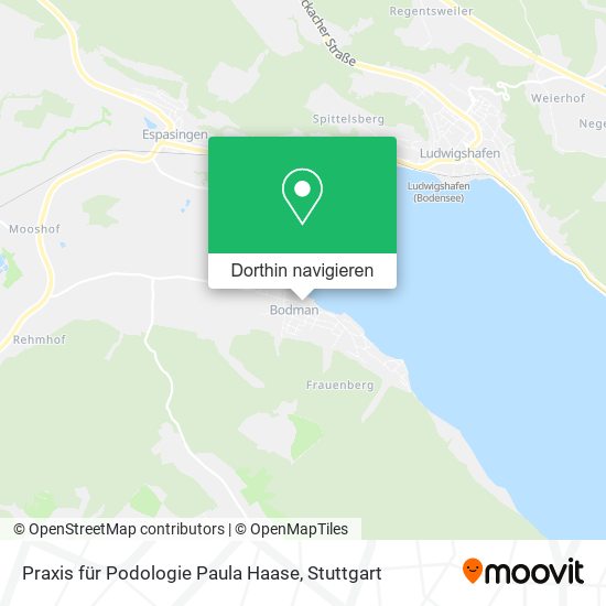 Praxis für Podologie Paula Haase Karte