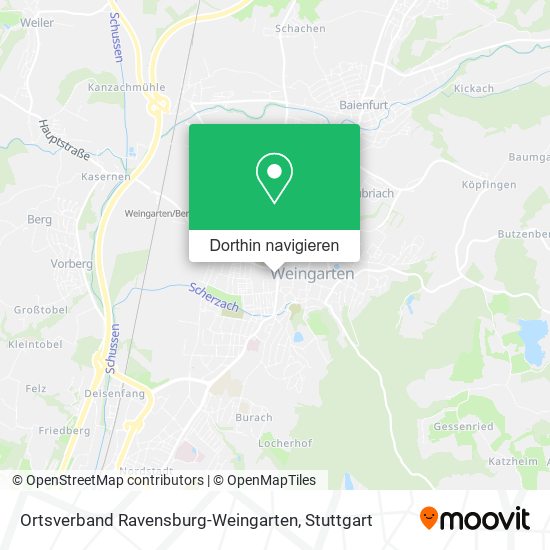 Ortsverband Ravensburg-Weingarten Karte