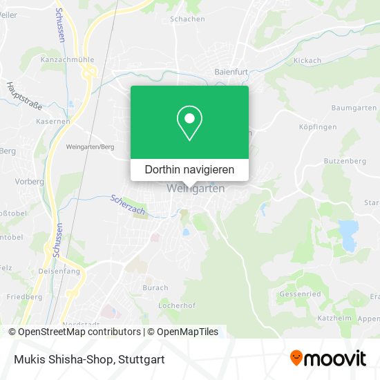 Mukis Shisha-Shop Karte