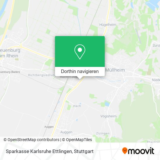 Sparkasse Karlsruhe Ettlingen Karte