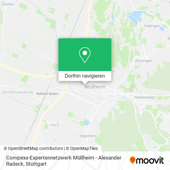 Compexx-Expertennetzwerk Müllheim - Alexander Radeck Karte