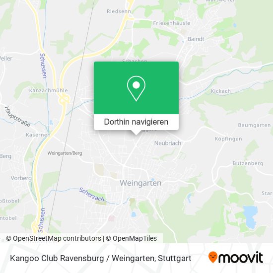 Kangoo Club Ravensburg / Weingarten Karte