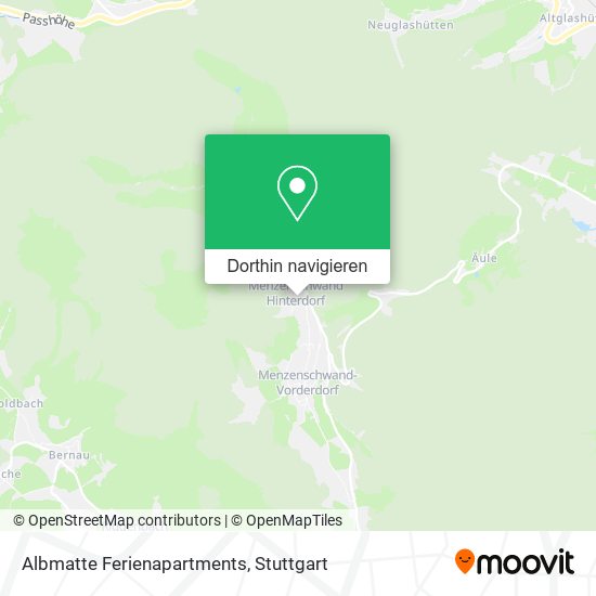 Albmatte Ferienapartments Karte