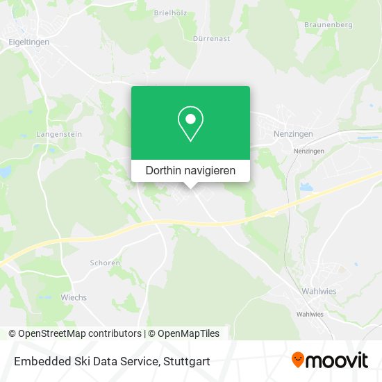Embedded Ski Data Service Karte