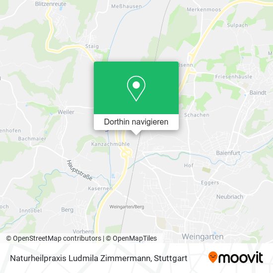 Naturheilpraxis Ludmila Zimmermann Karte