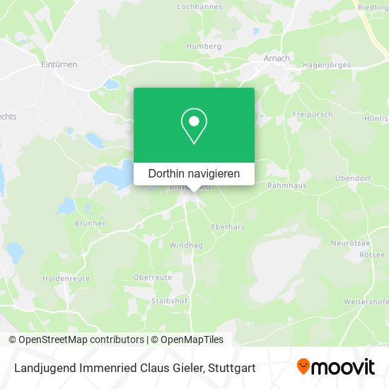 Landjugend Immenried Claus Gieler Karte