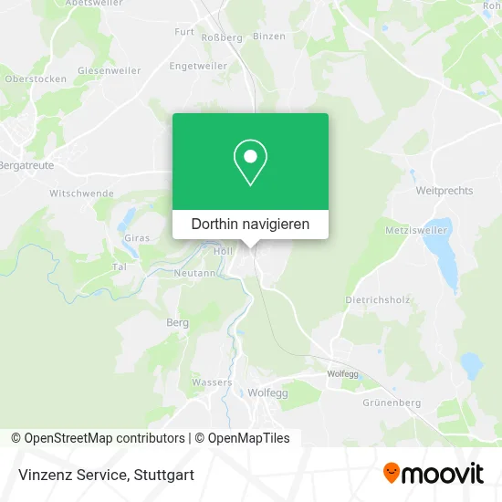 Vinzenz Service Karte