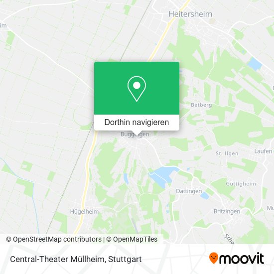 Central-Theater Müllheim Karte