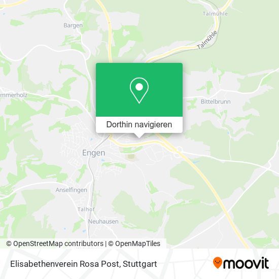 Elisabethenverein Rosa Post Karte